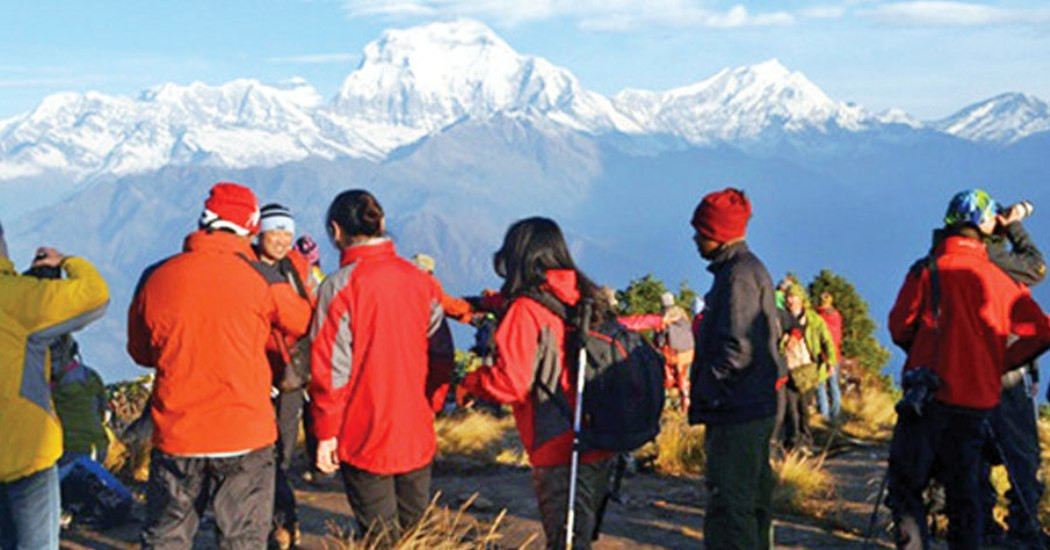मे महिनामा भित्रिए एक लाखभन्दा बढी विदेशी पर्यटक